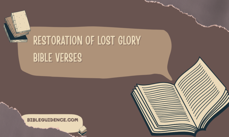 Restoration of Lost Glory Bible Verses