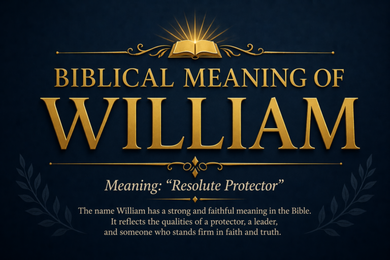 Biblical Meaning of William