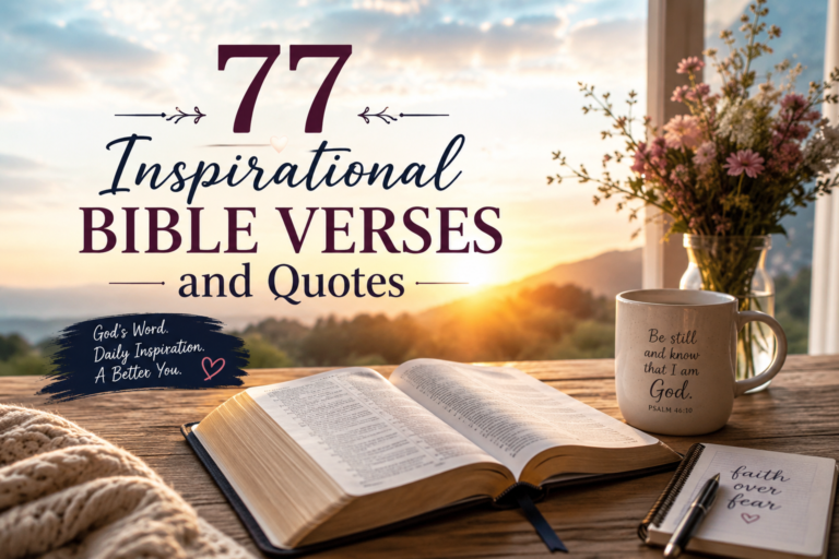 77 Inspirational Bible Verses and Quotes
