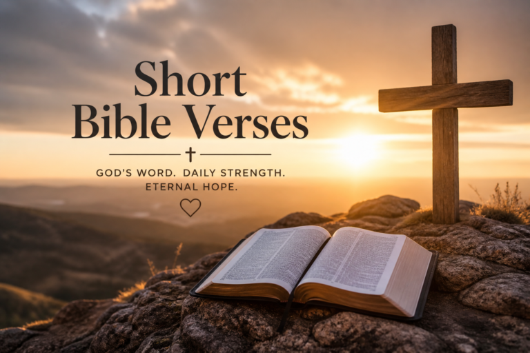 Short Bible Verses to Inspire Your Faith and Transform Your Daily Life