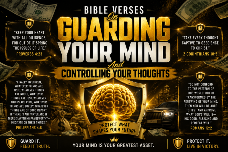 bible verses On Guarding Your Mind And Controlling Your Thoughts