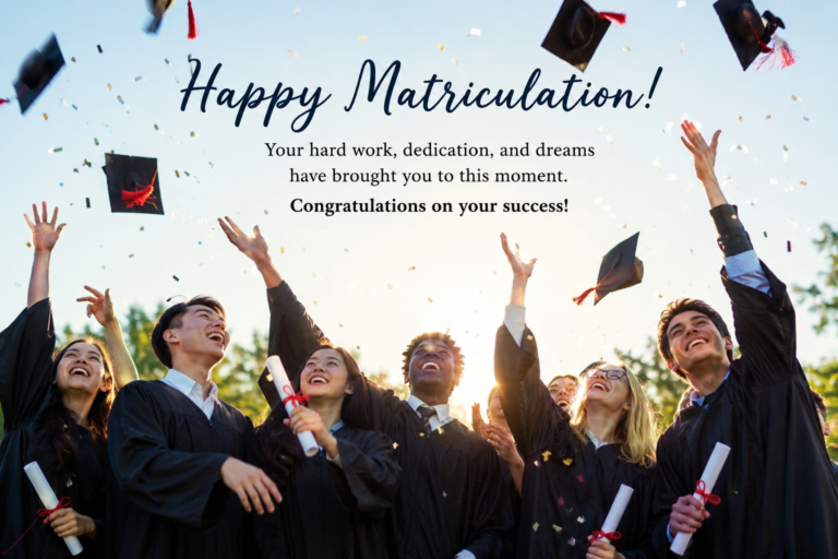 Happy Matriculation Wishes
