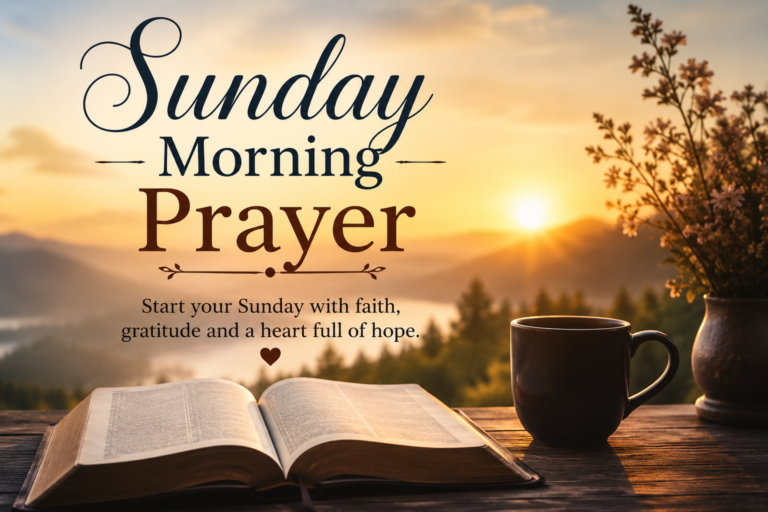 Sunday Morning Prayer