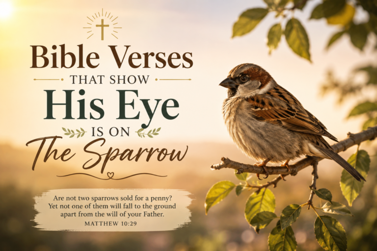 Bible Verses That Show His Eye Is On The Sparrow