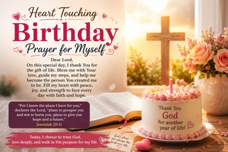 Heart Touching Birthday Prayer for Myself