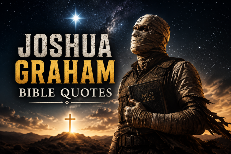 Joshua Graham Bible Quotes