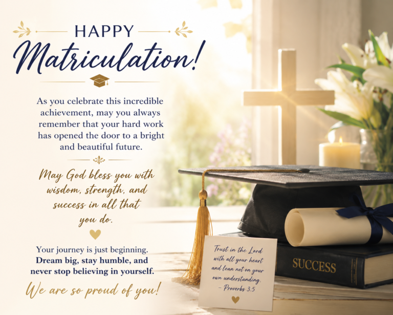 Matriculation wishes