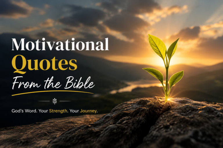 Motivational Quotes From the Bible