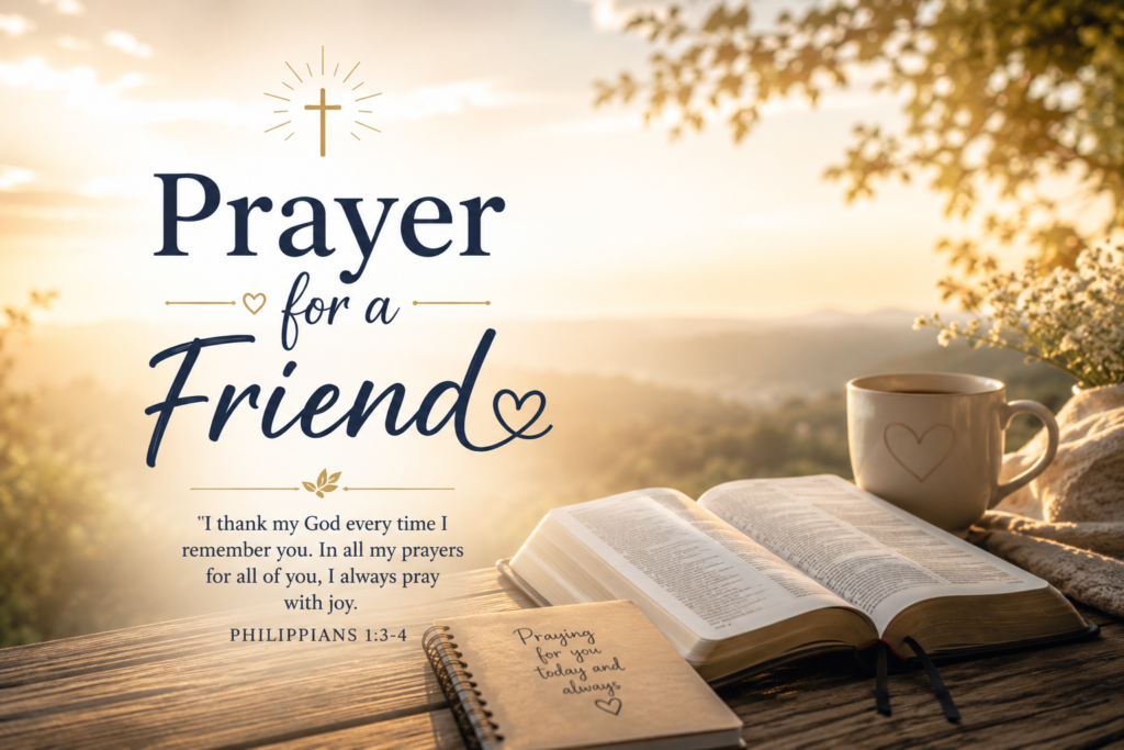 Prayer for a Friend