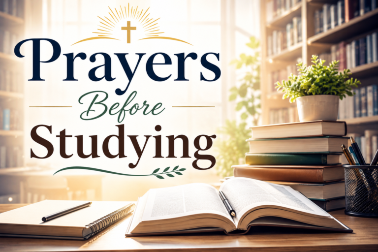 Prayers Before Studying