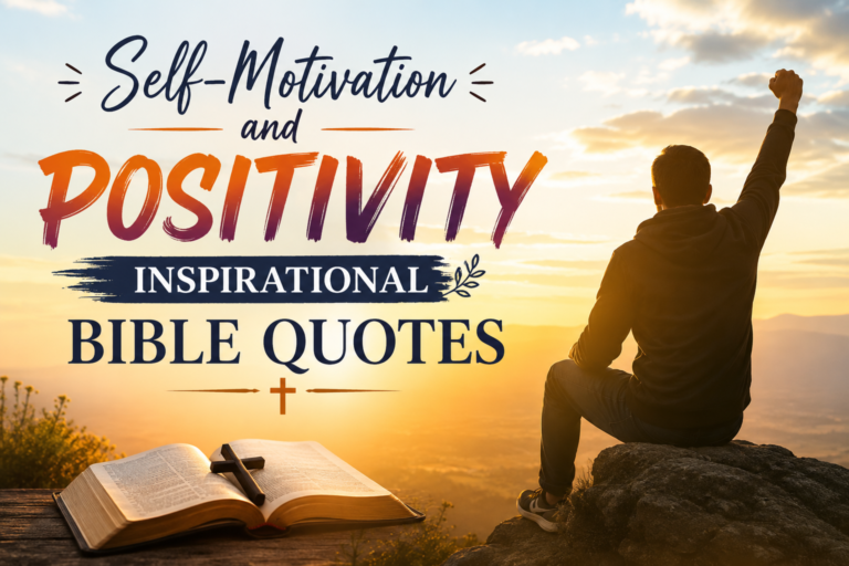 Self-Motivation and Positivity Inspirational Bible Quotes