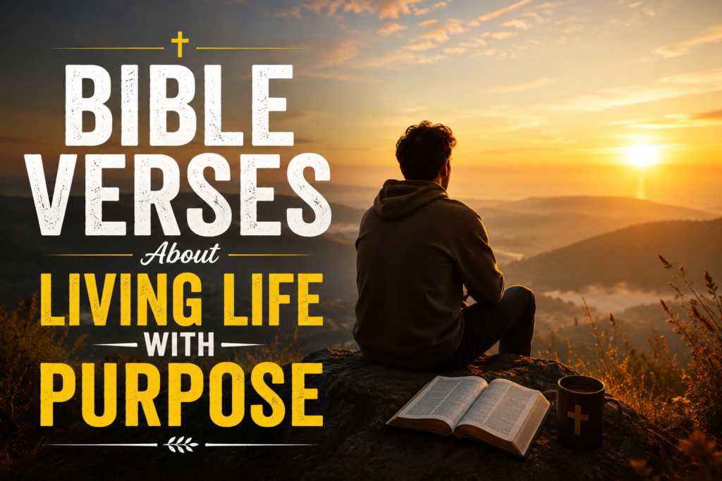 Bible Verses About Living Life With Purpose