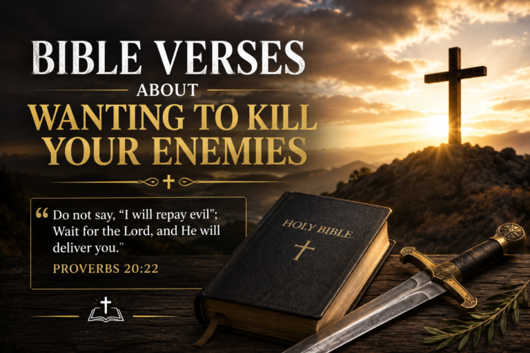 Bible Verses About Wanting to Kill Your Enemies