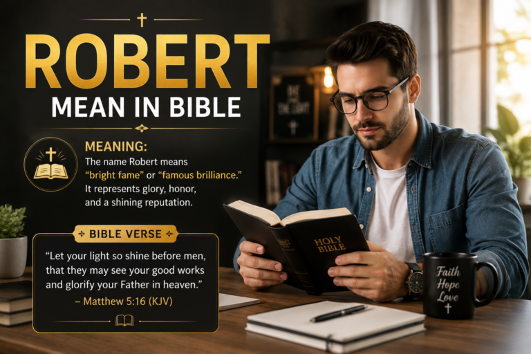 Robert Mean in bible